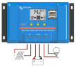 Fotovoltaický ostrovný systém 55Wp, 12V, batéria 60Ah