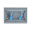 Victron Energy Montážní rámeček 65 × 120 mm pro GX panely – instalační rám pro profesionální montáž