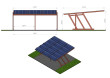 Carport RC2- DOUBLE | Přístřešek pro 2 parkující vozidla s dobíjením solární energií