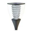 Solární zahradní lampa PEARL 100 lm – teplé bílé světlo, 80 cm, senzor soumraku