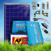 855 Wp | Fotovoltaický ostrovní systém 24V 230Ah s baterií Energy Bull a měničem napětí na 230V bez konstrukce
