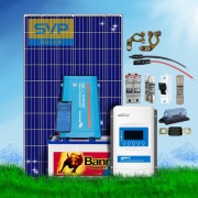 385 Wp | Fotovoltaický ostrovní systém 12V 230Ah s baterií Energy Bull a měničem napětí na 230V bez konstrukce