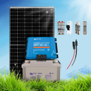 380 Wp | Fotovoltaický ostrovný systém 12V 220Ah (Victron Gel) bez konštrukcie
