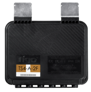 Tigo TS4-A-2F 1400W – bezpečnostný modul pre rýchle vypnutie (1400 W / 25 A Isc, MC4, 1000 V IEC)