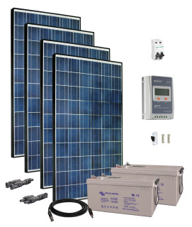 24V Fotovoltaický ostrovní systém 1120Wp (MPPT)