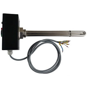 Vykurovacie teleso poniklovanej 1f alebo 3f s termostat. hlavicou, typ F (pre FVE)