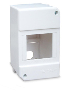 Kryt pre ističe, biely, pre 3-4 moduly