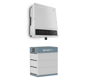 SOLÁRNÍ SESTAVA | 10kW GOODWE hybridní měnič 3f +10,65kWh baterie PYLONTECH
