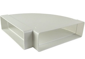 Oblúk 90° horizontálne, 60x200 mm