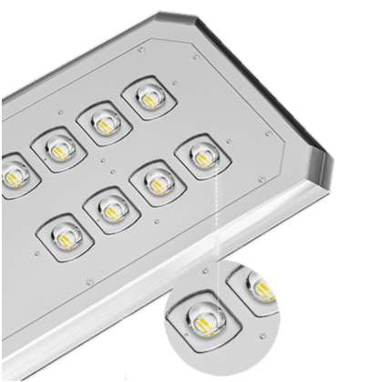 Solární pouliční LED lampa ATLAS SSL36 – 6000 lm, senzor pohybu a soumraku