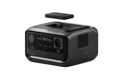 EcoFlow RIVER 3 Plus Wireless – přenosná nabíjecí stanice 286 Wh, 600 W s Qi2 powerbankou