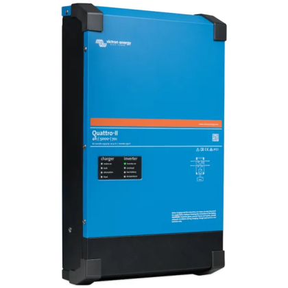 Menič/nabíjač Victron Energy Quattro-II 48V/5000VA/70A-50A | Hybridný invertor s dvoma AC vstupmi pre ESS a fotovoltaiku