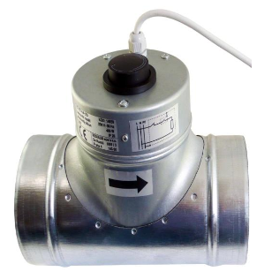 Ohřívač vzduchu do potrubí, elektrický, DN 150, 600 W