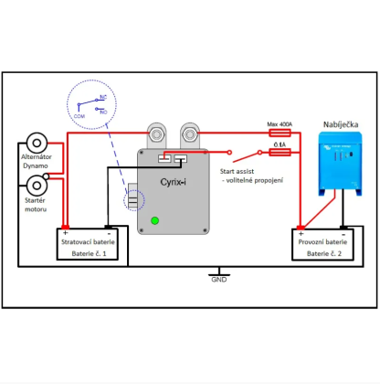 Prepojovacie batérií Cyrix-ct 12-24V 230A