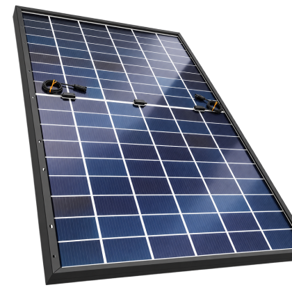 Fotovoltaický panel DMEGC Solar 510 Wp N-type TOPCon, bifaciální, sklo-sklo, černý rám – DM510G12RT-B54HBW
