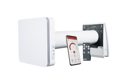 DUKA One Pro 25 S Wi‑Fi Ø100 mm – lokální rekuperační větrání s tichým provozem