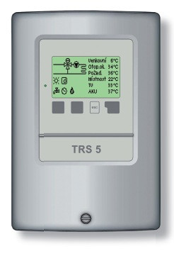 Regulátor TRS5 pre 1 otopný okruh a prípravu teplej vody