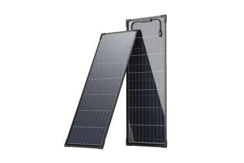 EcoFlow sada 2× 130W rigidných solárnych panelov – monokryštalické FV panely s celkovým výkonom 260 W