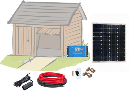 Fotovoltaický ostrovní systém 60Wp, 12V, (bez baterie)