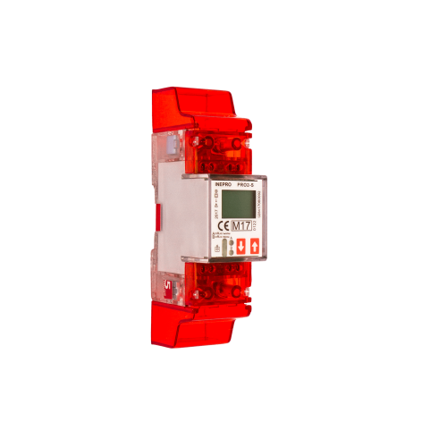 Jednofázový elektromer PRO2-S 0,25–100 A, priame meranie, MID, úradne overený