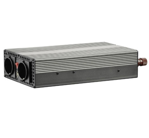 VOLTCRAFT MSW 1200-12-G – menič napätia 12 V → 230 V, 1200 W, modifikovaná sínusovka, USB