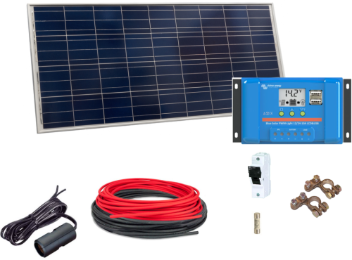 Fotovoltaický ostrovný systém 130Wp, 12V, bez batérie