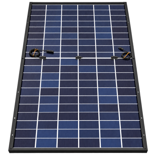 Fotovoltaický panel DMEGC Solar 510 Wp N-type TOPCon, bifaciální, sklo-sklo, černý rám – DM510G12RT-B54HBW