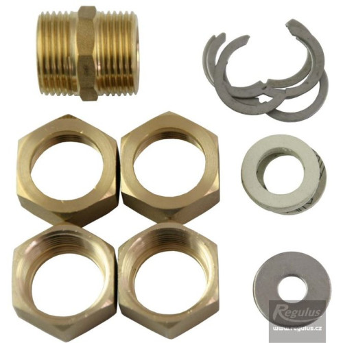 Sada 4 ks matic, měsíčků, těsnění s pertlovacím niplem 3/4“ pro trubku DN 16