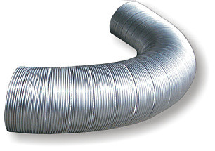 Al ohebné kruhové potrubí Semivac, délka 1 m, průměr 125 mm