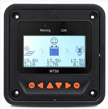 EPever displej MT-52 k regulátoru PWM a MPPT