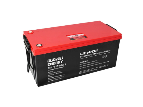 GOOWEI ENERGY LiFePO4 batéria CNLFP250-12.8 250 Ah / 12,8 V s integrovanou BMS