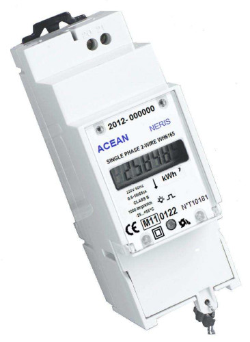 Elektromer WH6165, priame merenie do 65 A, LCD displej, úredne overený