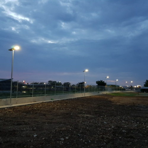 Solární pouliční LED lampa ATLAS SSL36 – 6000 lm, senzor pohybu a soumraku