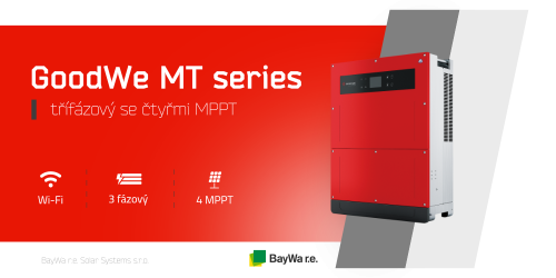 Třífázový měnič GoodWe 60KN-MT G2 60kW 4x MPPT a WiFi