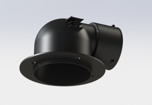 Stropní vyústek pro systém rekuperace s flexibilním potrubím 90mm