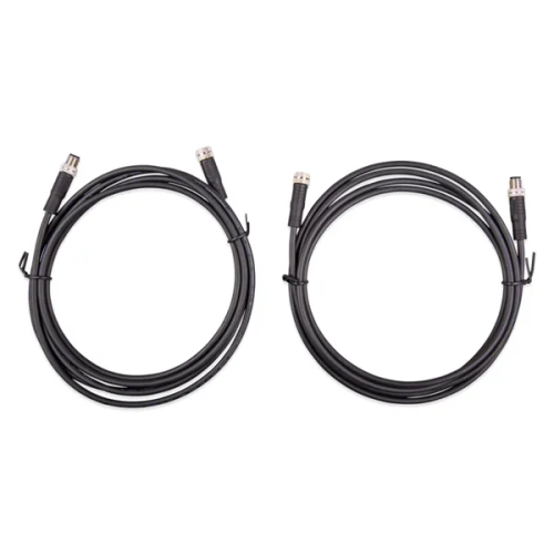 Victron Energy kabel M8 3-pin samec/samice 2 m – propojovací kabel set 2 ks