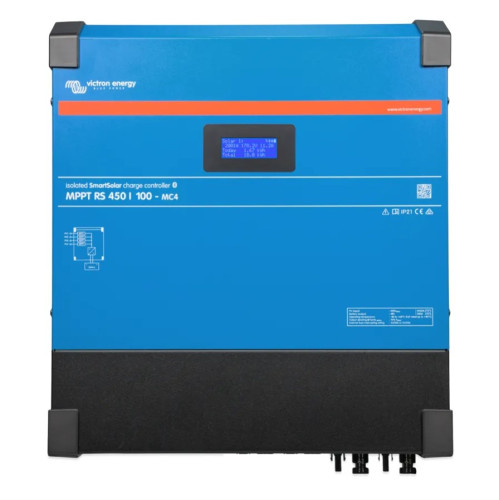 Victron Energy SmartSolar MPPT RS 450/100-MC4 – vysokonapäťový MPPT regulátor 48 V s Bluetooth a displejom